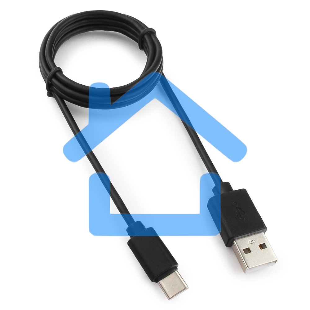 Кабель USB Гарнизон GCC-USB2-AMCM-1M, USB2.0 AM/ USB3.1 Type-C, 1м, пакет
