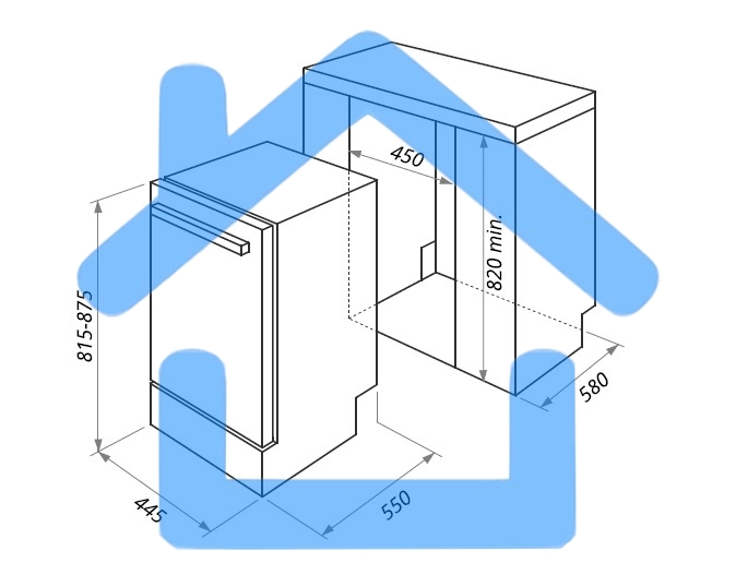 Встраиваемая посудомоечная машина Maunfeld MLP-08IMR, черный, 44.5 см, 10 компл., 47 дБ, класс A++