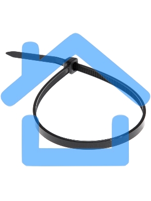 Хомут-стяжка кабельная нейлоновая Rexant 350 x4,8 мм, черная, упаковка 100 шт.