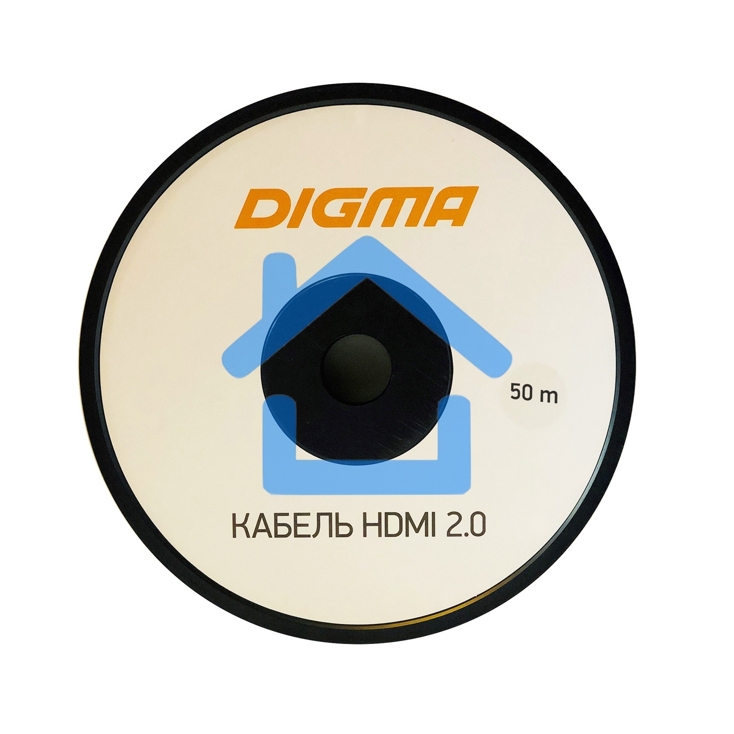 Кабель аудио-видео Digma HDMI 2.0 AOC HDMI (m)/HDMI (m) 50м. позолоченные контакты черный