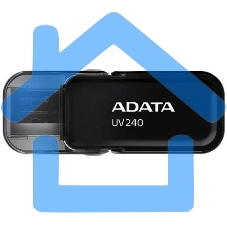 Флешка USB ADATA UV240 (AUV240-64G-RBK), 64 Gb, USB 2.0, R/W 15/5, черный