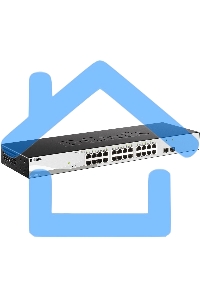 Настраиваемый коммутатор WebSmart с 24 портами 10/100/1000Base-T и 2 портами 1000Base-X SFP D-Link DGS-1210-26/F3A