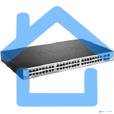Коммутатор D-Link Managed Gigabit Switch with 48 10/100/1000Base-T + 4 SFP Ports DGS-1210-52/ME/B1A