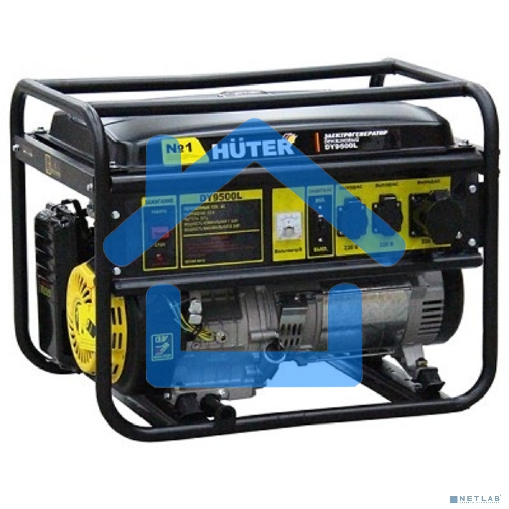 Электрогенератор бензиновый Huter DY9500L, 8 кВт, 91 дБ, 76 кг