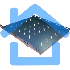 Полка стационарная Lanmaster TWT-CBB-S4-10/60 нагр.:60кг. 19