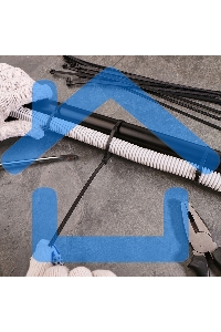 Хомут-стяжка кабельная нейлоновая Rexant 350 x4,8 мм, черная, упаковка 100 шт.