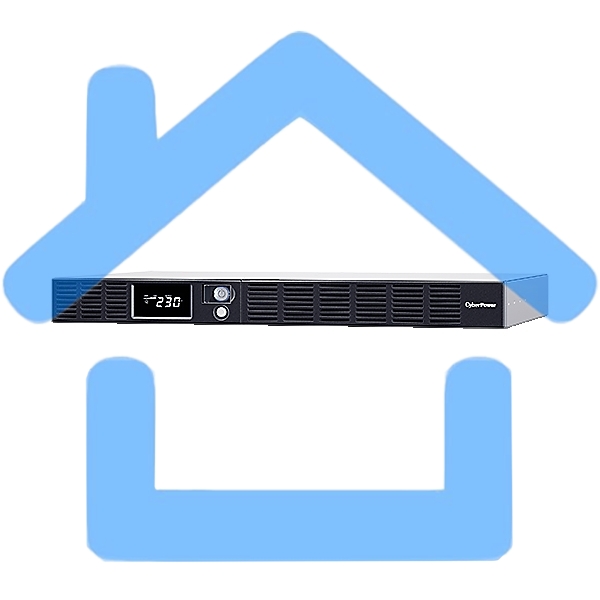 Источник бесперебойного питания CyberPower Line-Interactive OR1000ELCDRM1U 1000VA/600W С13(4+2)
