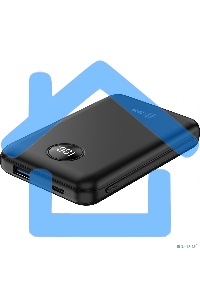 Портативный аккумулятор Cactus CS-PBFSOA-10000 10000mAh 22.5W 4.5A USB-A/USB-C черный