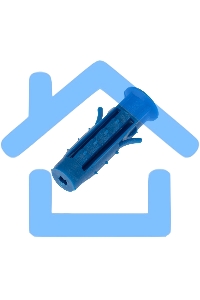 Дюбель распорный KRANZ 8х30, синий, пакет (50 шт./уп.)