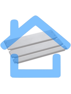 Заглушка Lande LN-PNL-KPN-1U19-LG шир.482мм 1U серый