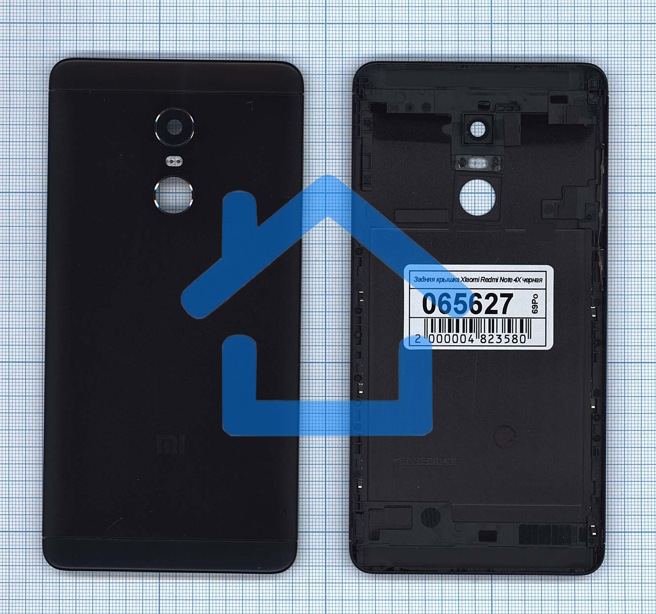 Задняя крышка для Xiaomi Redmi Note 4X черный