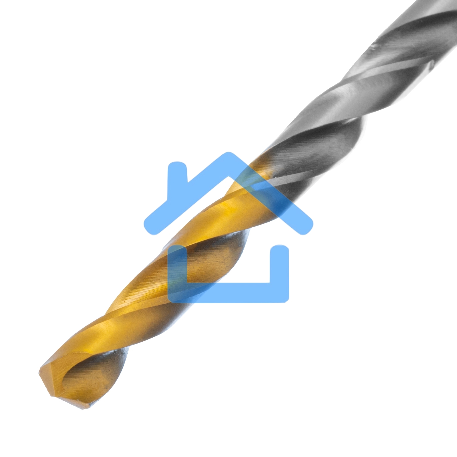 Сверло спиральное по металлу 4,2 x 75мм, Р6М5, Golden Tip Denzel