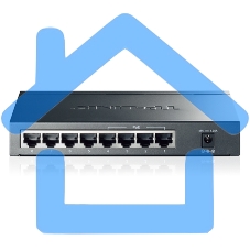 Коммутатор TP-Link SMB TL-SG1008P Коммутатор 8-port Gigabit Switch с 4 портами РоЕ
