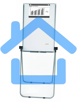 Флипчарт Deli E7886 сталь магнитно-маркерная, лак, 60х90см на подставке, алюминиевая рама белый, лоток для аксессуаров с аксессуарами