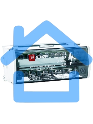 Шина нулевая в корпусе 2х11 EKF sn0-2x11