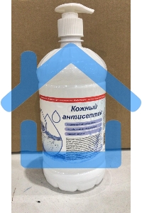 Гель-антисептик для рук, флакон с дозатором 1л (1/6)