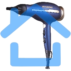 Фен Hyundai H-HDI0758 2400Вт синий/золотистый