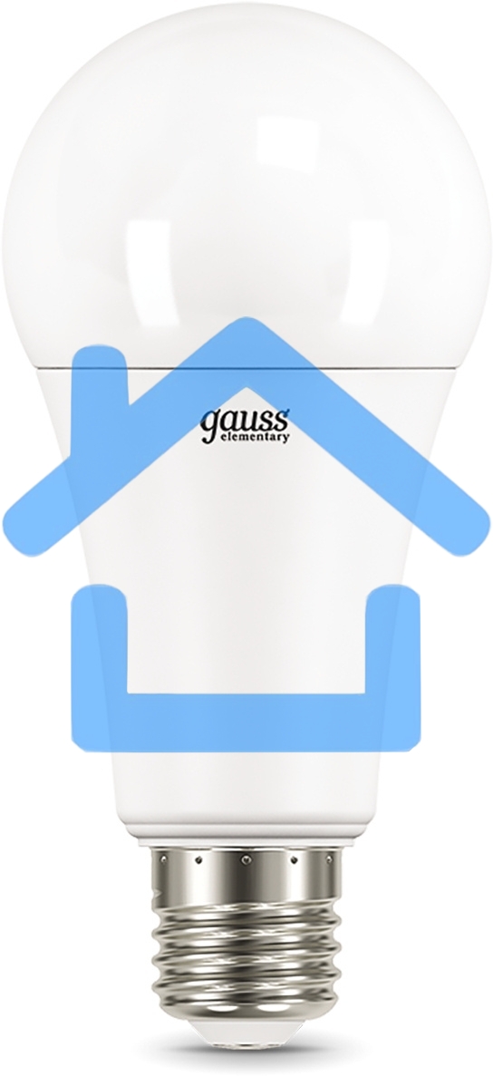 Лампа светодиодная Gauss Elementary A67 35Вт цок.:E27 груша 220B св.свеч.бел.нейт. А67 (упак.:10шт) (70225)