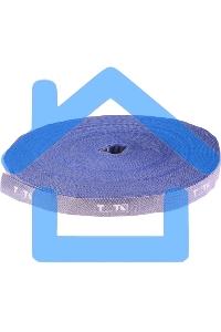 Хомут-липучка TWT шириной 20 мм, 30 м, синий