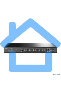 Коммутатор TP-Link JetStream 24-портовый управляемый SFP уровня 2+, 20 гигабитных SFP-портов и 4 гигабитных комбинированных порта SFP/RJ45