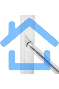 Стремянка Сибртех 3 ступени, стальная, оцинкованная