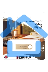 Флешка USB Kingston 64 Gb DataTraveler SE9 DTSE9G3/64 Gb USB 3.0 золотистый