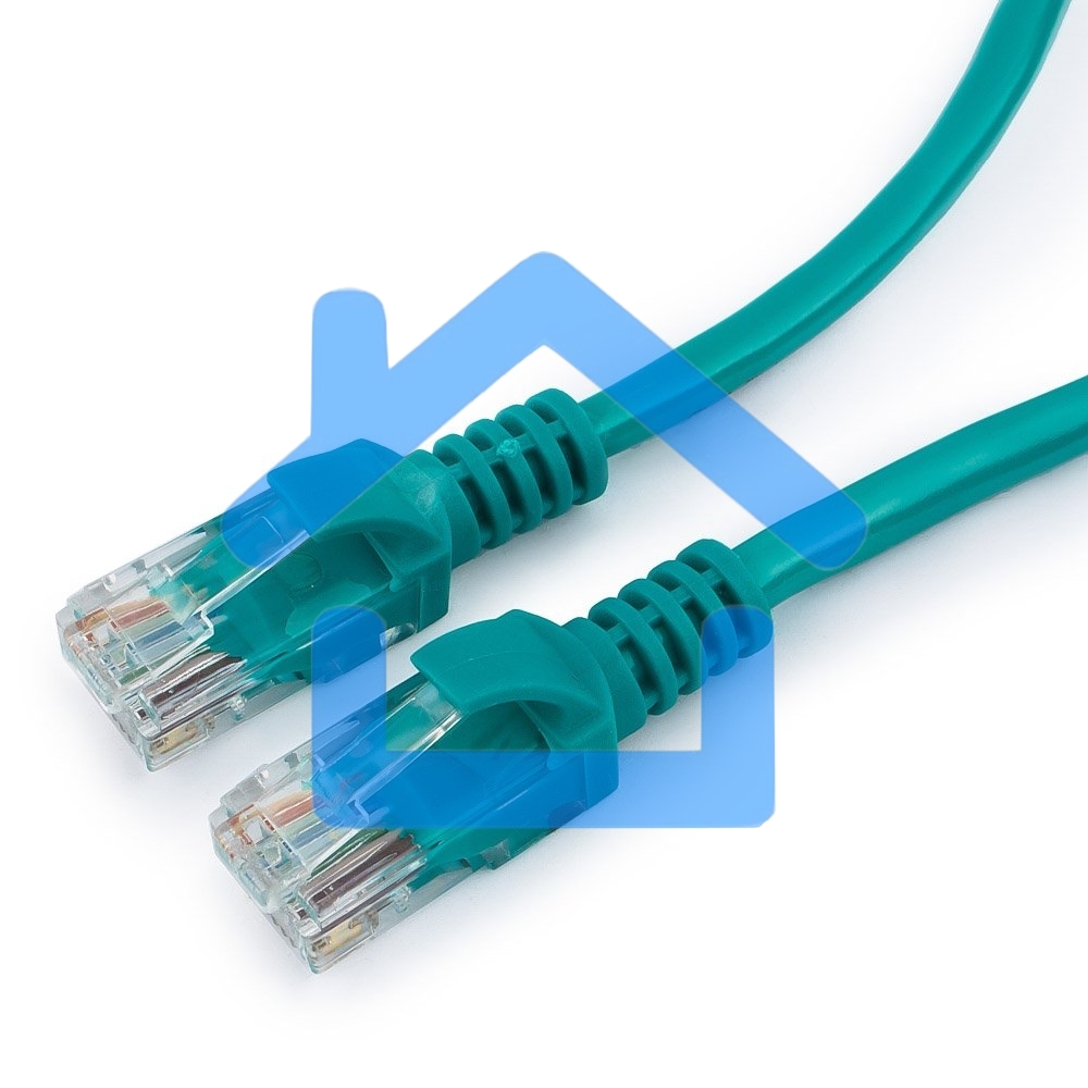 Патч-корд UTP Cablexpert кат.5e, 1м, литой, многожильный (зеленый)