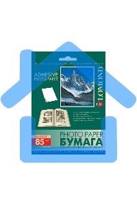 Самоклеящаяся фотобумага LOMOND, фА6 (105 х 148,5мм.), Глянцевая, 85 г/м2