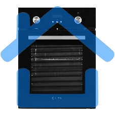 Духовой шкаф LEX EDP 4571 BLобъем 55л, LED таймер, 7 функций, встраиваемый