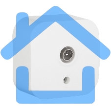 Розетка Quteo TV БЕЛ Quteo Розетка TV БЕЛ