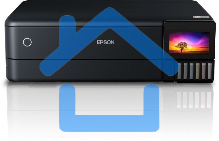 МФУ струйное Epson L8180 (C11CJ21403/C11CJ21402) A3 Duplex Net WiFi USB RJ-45 черный