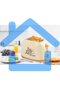 Тостер Endever Skyline ST-106, бежевый