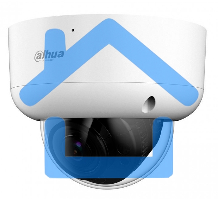 Видеокамера Dahua DH-HAC-HDBW1231RAP-Z-A уличная купольная HDCVI-видеокамера Starlight 2Mп 1/2.8” CMOS объектив 2.7-12мм