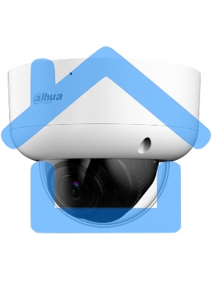 Видеокамера Dahua DH-HAC-HDBW1231RAP-Z-A уличная купольная HDCVI-видеокамера Starlight 2Mп 1/2.8” CMOS объектив 2.7-12мм