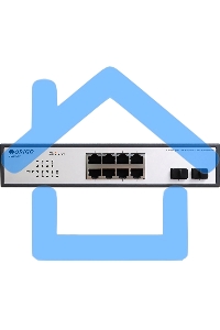 Неуправляемый PoE-коммутатор ORIGO Unmanaged Switch 8x1000Base-T PoE, 2x1000Base-X SFP, PoE Budget 120W, 19