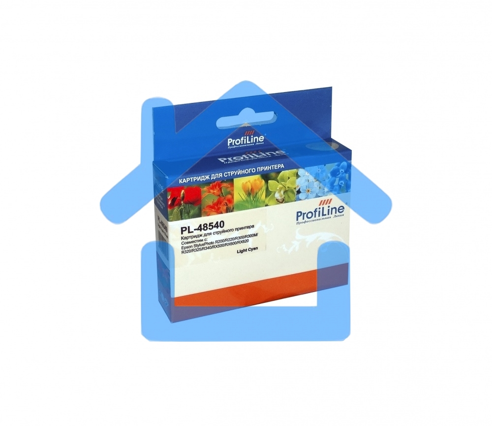 Картридж струйный PL-48540 для принтеров Epson StylusPhoto R200/R220/R300/R300M/R320/R325/R340/RX500/RX600/RX620 Light Cyan водн ProfiLine