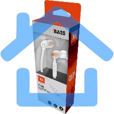 Наушники JBL Tune 110, 3.5 мм, внутриканальные, белый