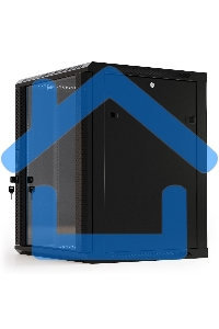 Шкаф настенный Hyperline TWB-1245-GP-RAL9004 19-дюймовый (19