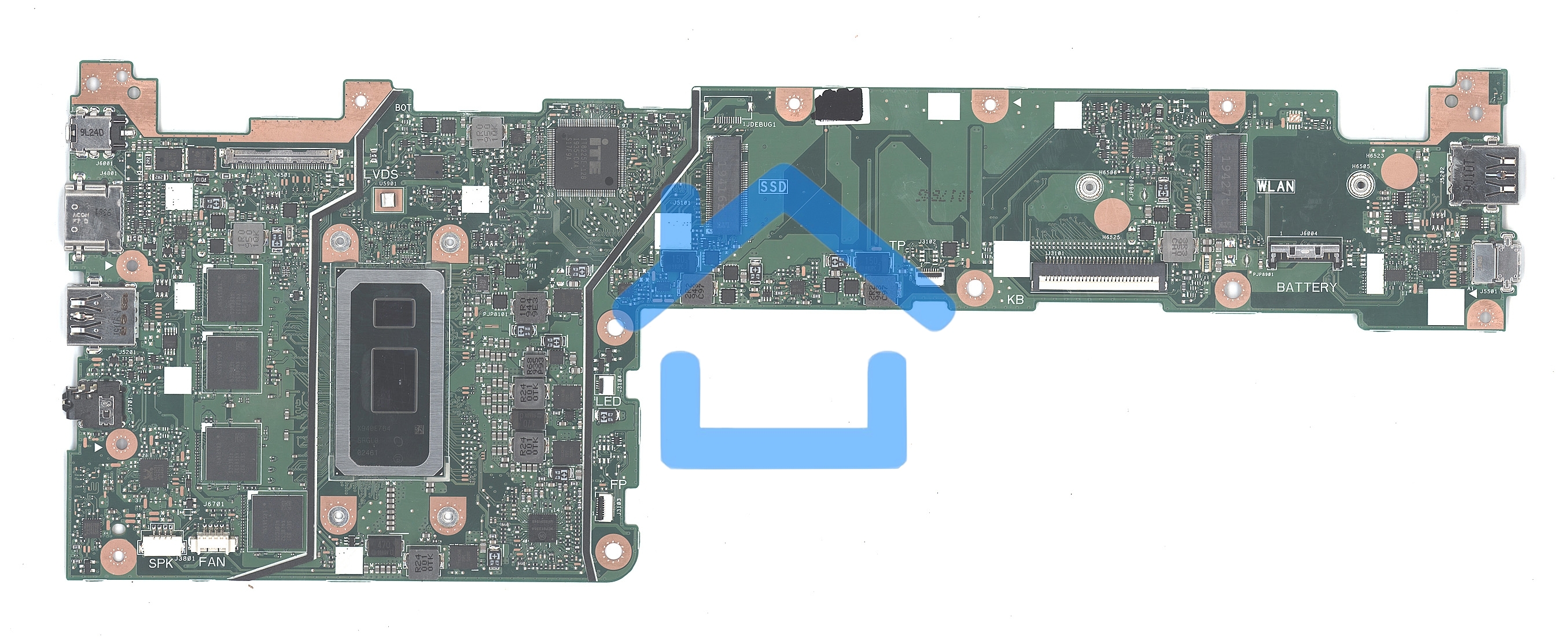 Материнская плата для Asus X420FA 4G/I3-10110U
