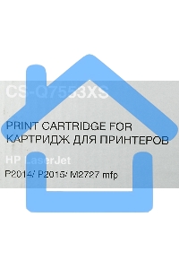 Картридж лазерный Cactus CS-Q7553XS черный (7000 стр.) для HP P2014/P2015/M2727