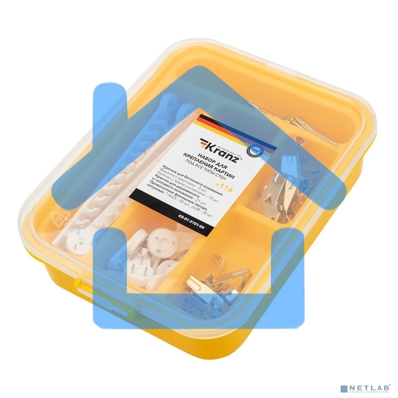 Набор картинного крепежа Kranz KR-01-3101-04 116 шт.
