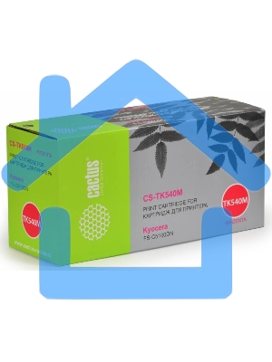Картридж лазерный Cactus CS-TK540М пурпурный (4000 стр.) для Kyocera FS-C5100DN