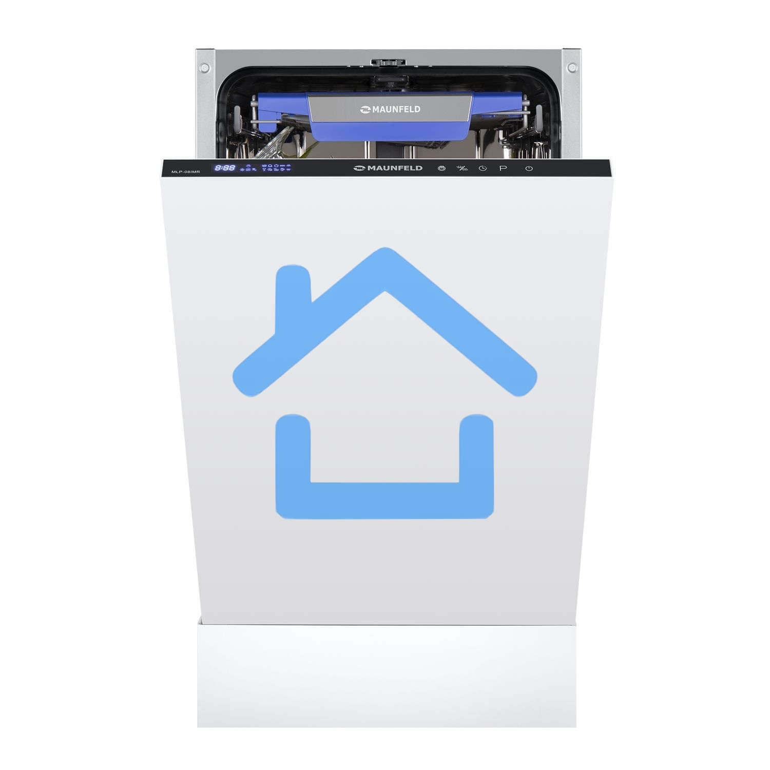 Встраиваемая посудомоечная машина Maunfeld MLP-08IMR, черный, 44.5 см, 10 компл., 47 дБ, класс A++