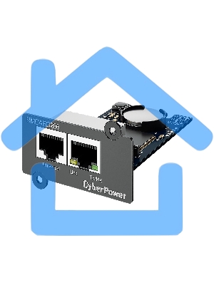 Карта удаленного управления CyberPower SNMP для источника бесперебойного питания серий OL, OLS, PR, OR, ПО PowerPanel® Business Edition, совместимость с ENVIROSENSOR, 0.15х0.15х0.07м., 0.2кг. Remote management SNMP card for OL, OLS, PR, OR series UPSs, Po