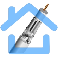 Кабель SAT 50M+Cu/Al/Cu 48х0.12 75 Ом бухта Б (Red Line) (м) PROCONNECT 01-2401-6