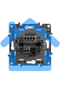 Переключатель одноклавишный, автоматические клеммы, Etika, 10AX, 250В~, алюминий