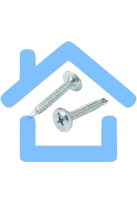 Саморез с прессшайбой KRANZ ПШС сверло 4.2х32, короб (200 шт./уп.)