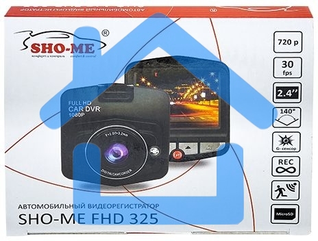 Видеорегистратор Sho-Me FHD-325 черный 1080x1920 1080p 140гр. GC1247+SC1034