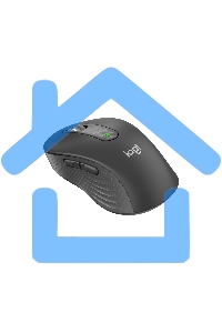 Мышь беспроводная Logitech Signature M650 L черный, 4000 dpi, радиоканал, Bluetooth, USB, кнопки - 5