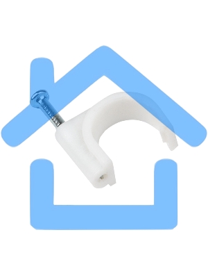 Скоба крепежная круглая PROxima (12мм (50шт.)